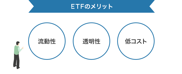 ETFのメリット