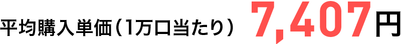 図：投資信託の積立投資のイメージ（毎月1万円購入する場合）