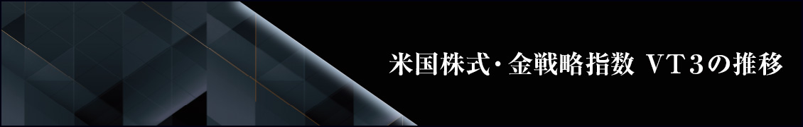 米国株式・金戦略指数 VT3の推移