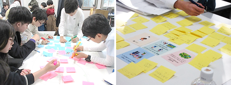 ワークを通して、お金と社会の繋がりや多様な使い方を実感2