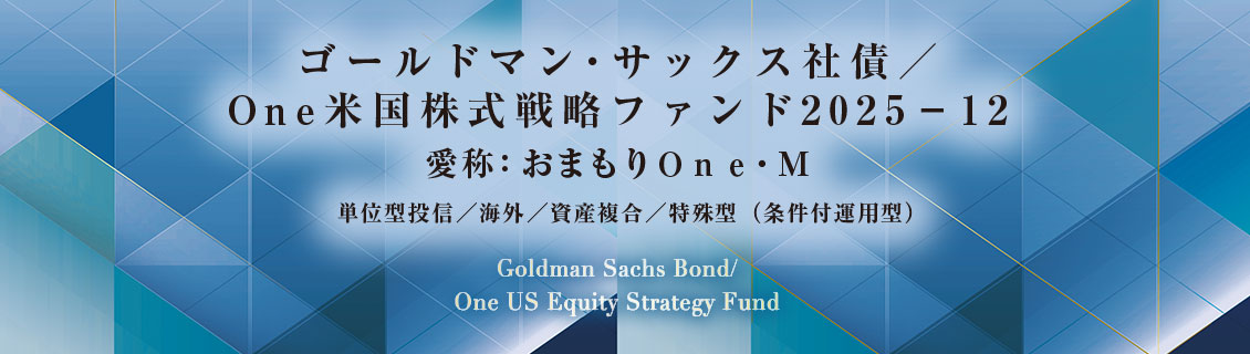 ゴールドマン・サックス社債／ Ｏｎｅ米国株式戦略ファンド ２０２５－１２