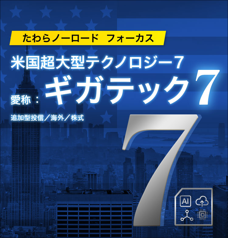 たわらノーロード　フォーカス　米国超大型テクノロジー７