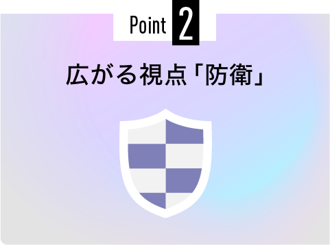 Point2 広がる視点「防衛」