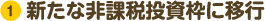 （1）新たな非課税投資枠に移行