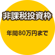 非課税投資枠 年間80万円まで