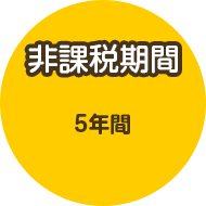 非課税期間 5年間