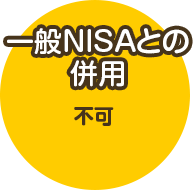 一般NISAとの併用 不可