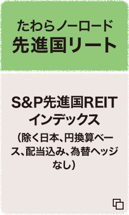 たわらノーロード 先進国リート S&P先進国REITインデックス（除く日本、円換算ベース、配当込み、為替ヘッジなし） 追加型投信/海外/不動産投信（インデックス型）